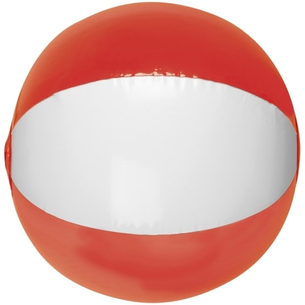 Piłka plażowa Ø 26cm MONTEPULCIANO 0914 - Czerwona