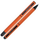 Zestaw piśmienny długopis i pióro kulkowe touch pen soft touch CELEBRATION Pierre Cardin B040100 - Pomarańczowy