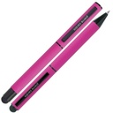 Zestaw piśmienny długopis i pióro kulkowe touch pen soft touch CELEBRATION Pierre Cardin B040100 - Różowy