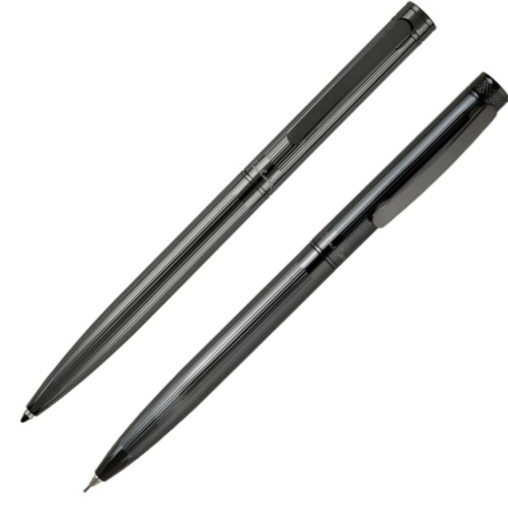Zestaw piśmienny długopis i ołówek RENEE Pierre Cardin B040090 - Ciemnoszary