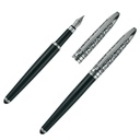 Zestaw piśmienny długopis i pióro wieczne JACQUES Pierre Cardin B0400600IP3 - Czarny