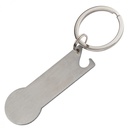 Brelok metalowy otwieracz do butelek STICKIT 1583 - Szary