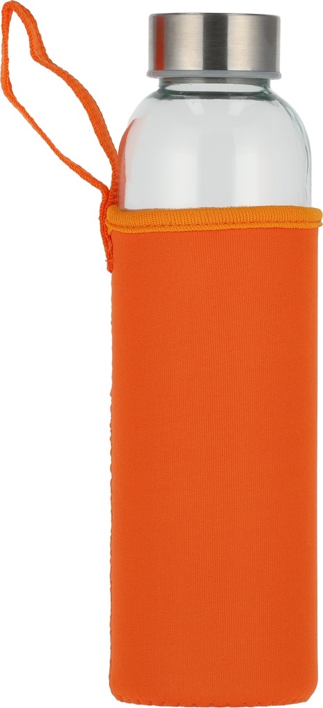 Butelka szklana KLAGENFURT 500 ml 0842 - Pomarańczowa