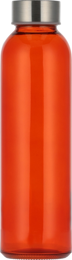 Butelka szklana INDIANAPOLIS 500 ml 1394 - Pomarańczowa