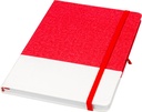 Notes A5 w kratkę BARDOLINO 1445 - Czerwony