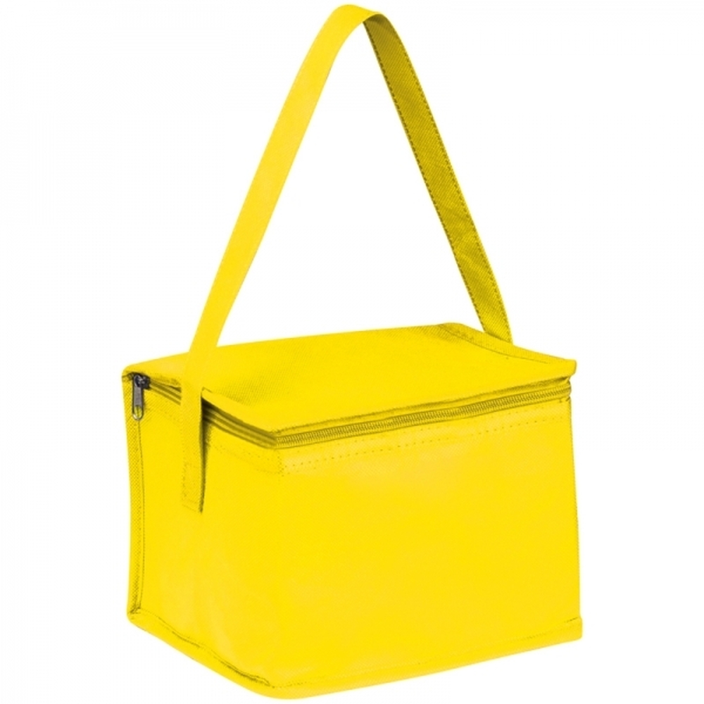 Torba termiczna non woven na 6 puszek 330 ml NIEBY 1542 - Żółta