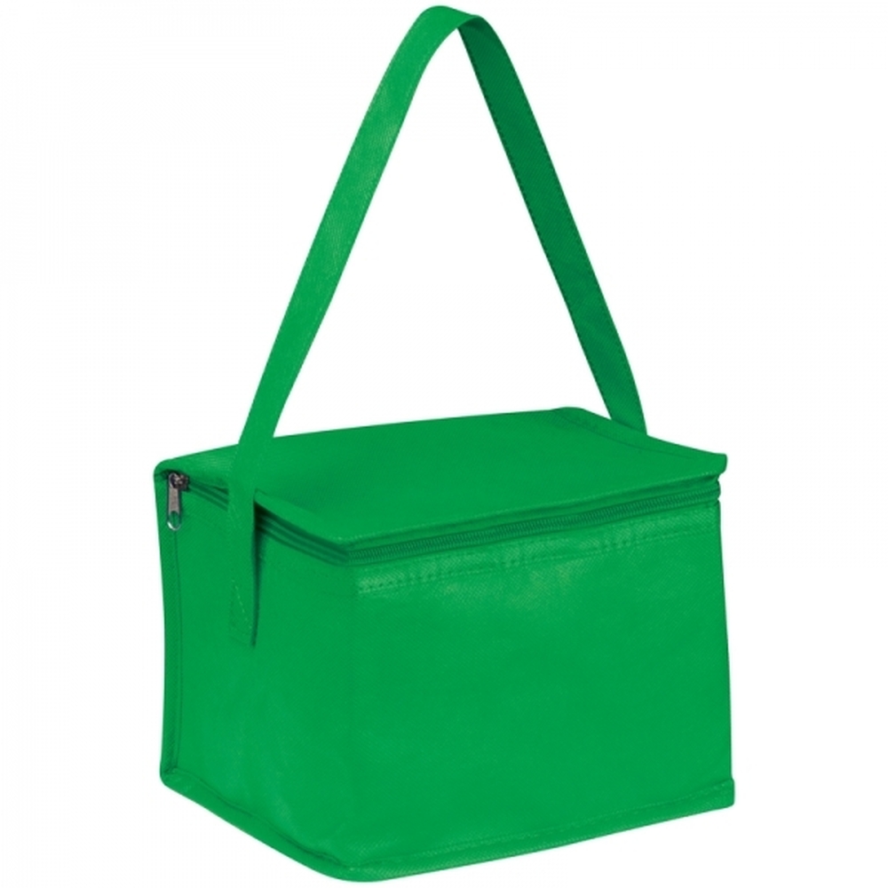 Torba termiczna non woven na 6 puszek 330 ml NIEBY 1542 - Zielona