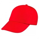 Czapka z daszkiem 5 paneli SANTA FE 2466 - Czerwona