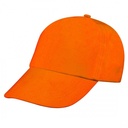 Czapka z daszkiem 5 paneli SANTA FE 2466 - Pomarańczowa