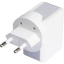 Adapter podróżny ANTWERP 2097 - Biały