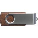 Pendrive drewniany 4GB 2.0 LEAGUE CITY 0878 - Brązowy