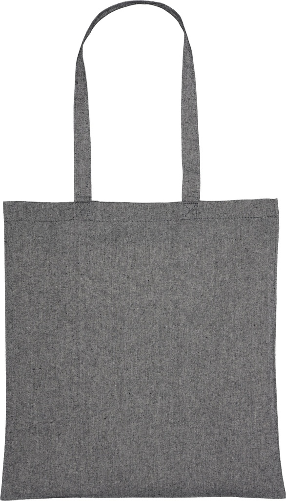Torba bawełniana z długimi uszami z recyklingu 140 g/m2 CHELMSFORD 2358 - Ciemnoszara