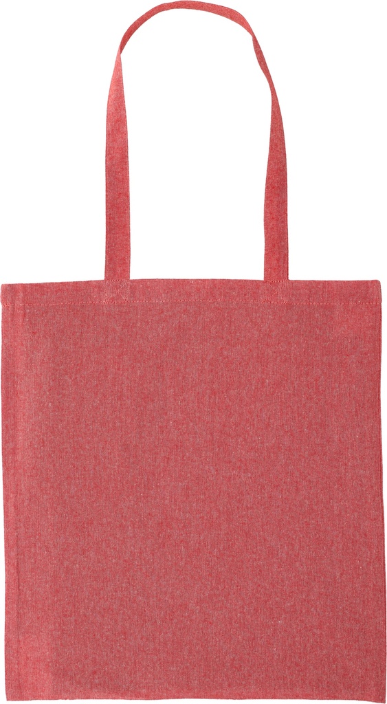 Torba bawełniana z długimi uszami z recyklingu 140 g/m2 CHELMSFORD 2358 - Czerwona