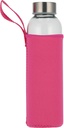 Butelka szklana KLAGENFURT 500 ml 0842 - Różowa