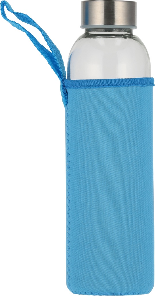 Butelka szklana KLAGENFURT 500 ml 0842 - Jasnoniebieska