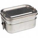 Lunch box dwupoziomowy PORTO ALEGRE 700 ml i 450 ml 2529 - Szary