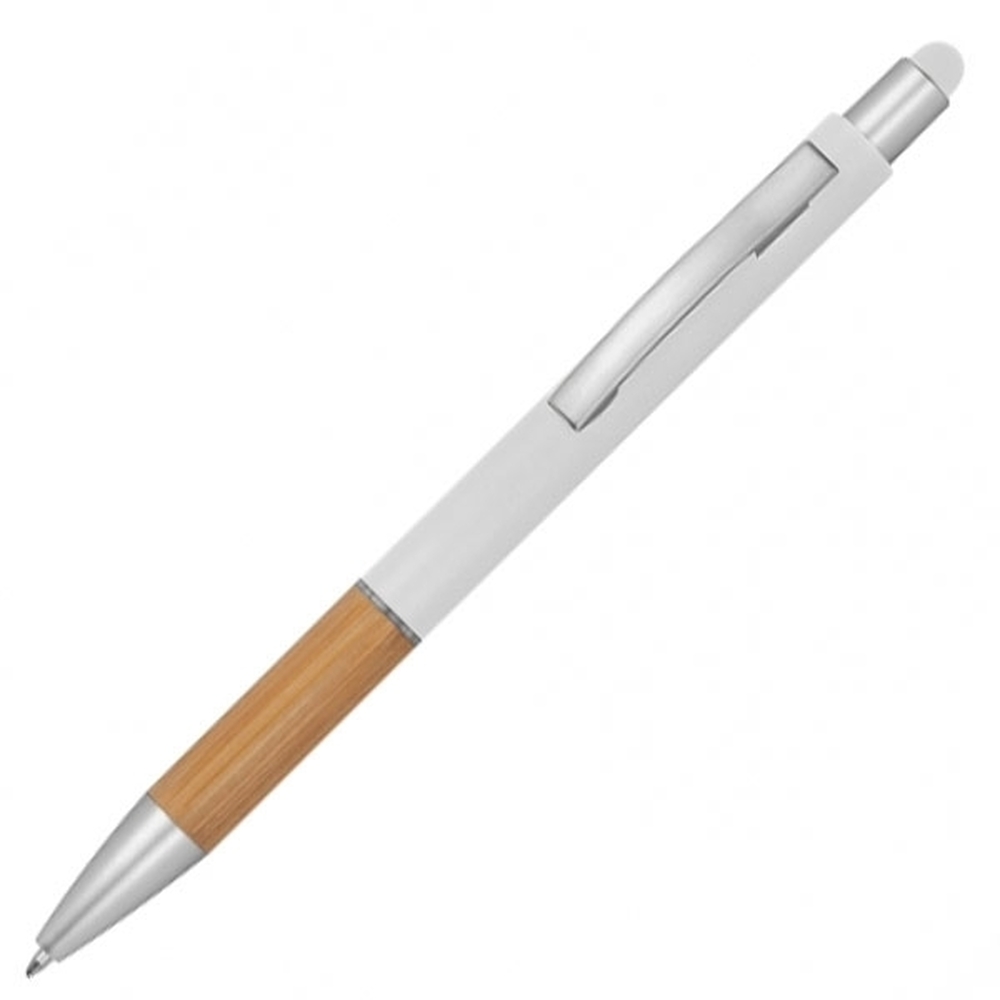 Długopis plastikowy touch pen TRIPOLI 2642 - Biały