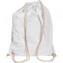 Worek sportowy bawełniany 140 g/m2 CARLSBAD 0026 - Biały