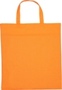 Torba bawełniana z krótkimi uszami 140 g/m2 BREGENZ 0680 - Pomarańczowa