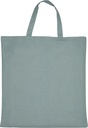 Torba bawełniana z krótkimi uszami 140 g/m2 BREGENZ 0680 - Ciemnoszara