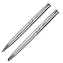 Zestaw piśmienny długopis i pióro kulkowe ROI Pierre Cardin B040890 - Szary