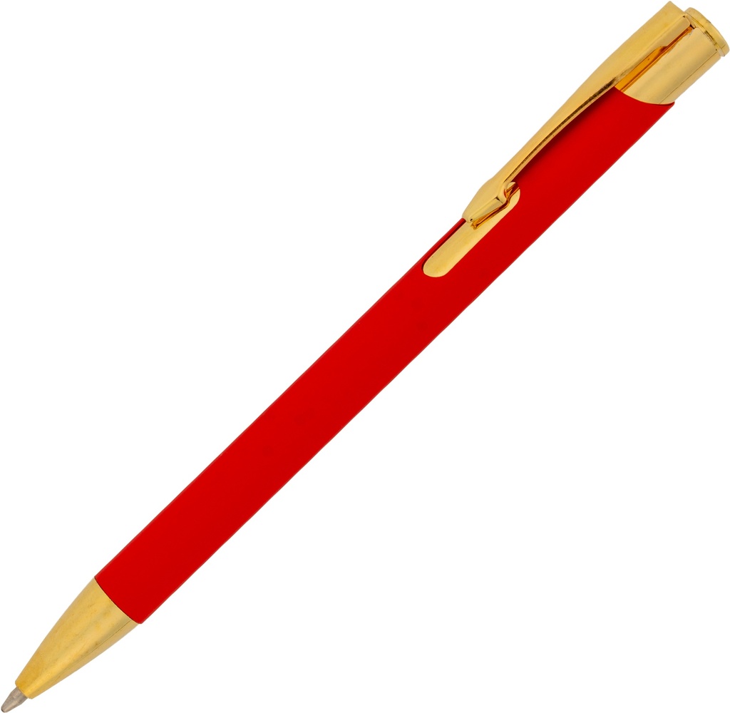 Długopis metalowy soft touch GLENDALE 3655 - Czerwony