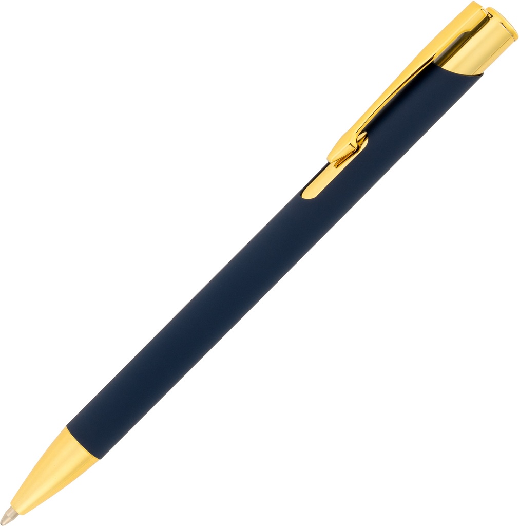 Długopis metalowy soft touch GLENDALE 3655 - Granatowy