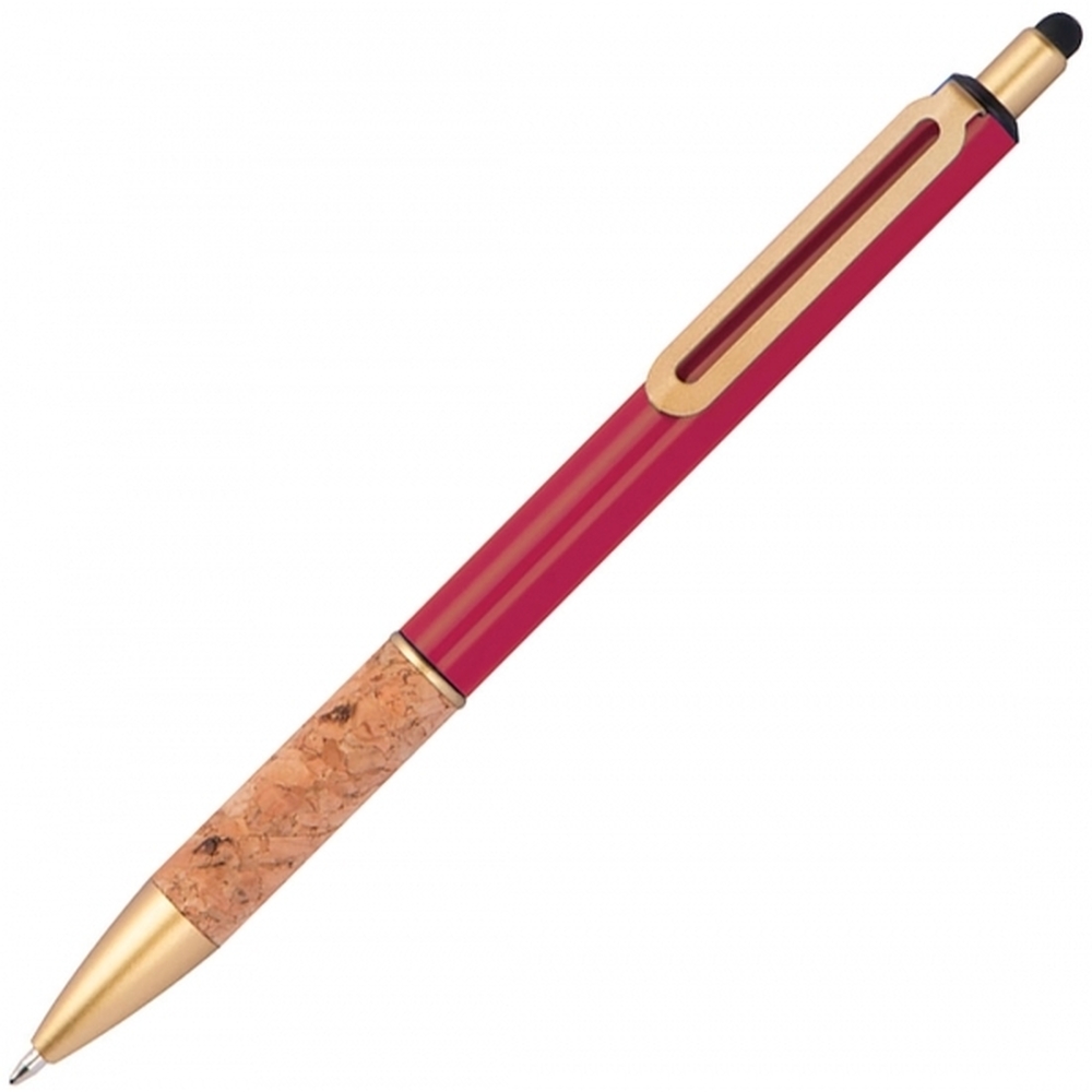 Długopis metalowy touch pen CAPRI 3690 - Bordowy