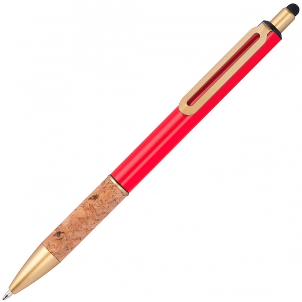Długopis metalowy touch pen CAPRI 3690 - Czerwony