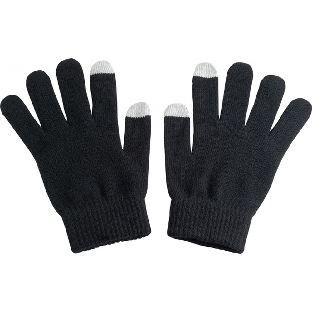 Rękawiczki do smartfona CARY 8765 - Czarne