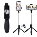 Selfie Stick ze stojakiem, K06 EG05892 - Czarny