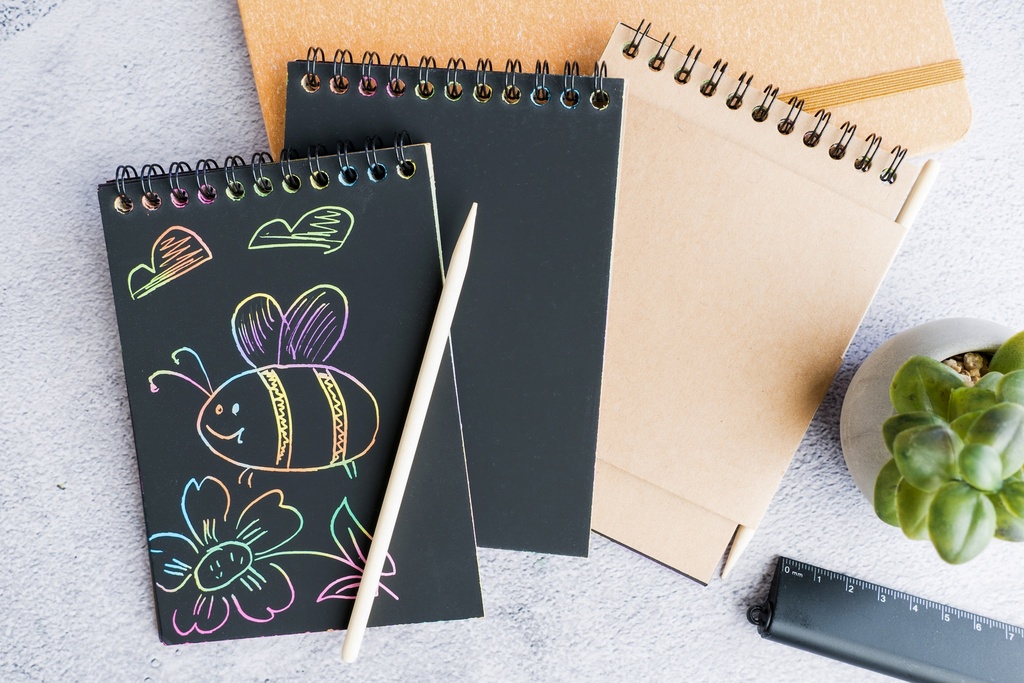 Notes tęczowa zdrapywanka BANGKOK 3745 - Beżowy