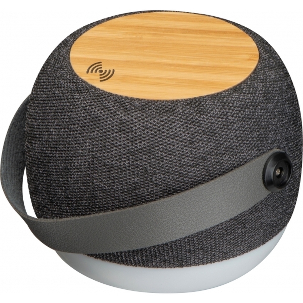 Głośnik bluetooth z ładowarką indukcyjną rPET PIACENZA 3815 - Ciemnoszary