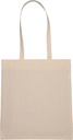 Torba z bawełny organicznej z długimi uszami i szerokim dnem 180 g/m2 INNSBRUCK 3222 - Beżowa