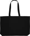 Torba z bawełny organicznej z długimi uszami 270 g/m2 BARI 3229 - Czarna