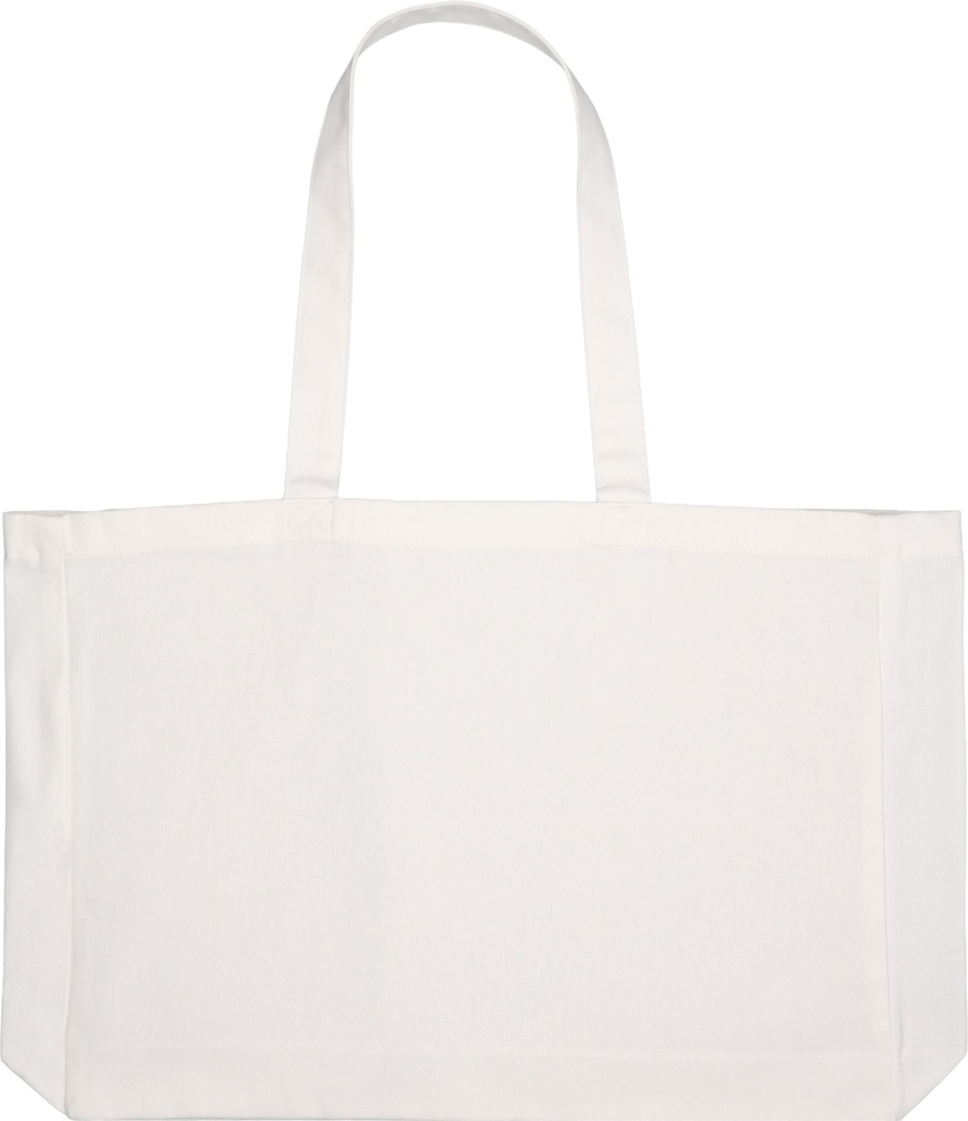 Torba z bawełny organicznej z długimi uszami 270 g/m2 BARI 3229 - Biała