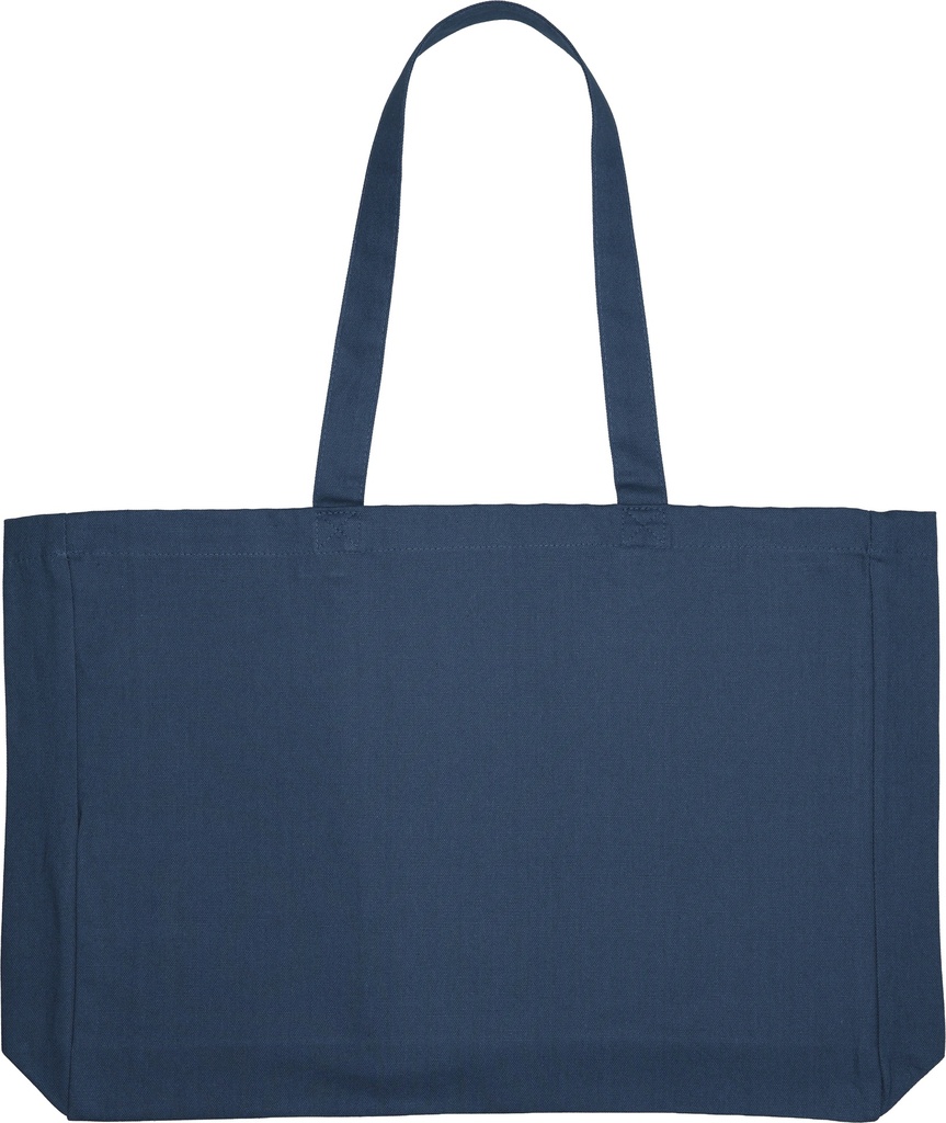 Torba z bawełny organicznej z długimi uszami 270 g/m2 BARI 3229 - Granatowa