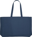 Torba z bawełny organicznej z długimi uszami 270 g/m2 BARI 3229 - Granatowa