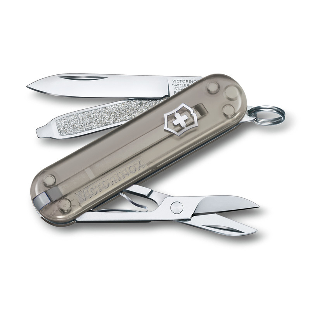 Scyzoryk Classic SD transparentny Victorinox 06223T - Szary