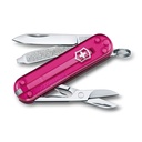 Scyzoryk Classic SD transparentny Victorinox 06223T - Różowy