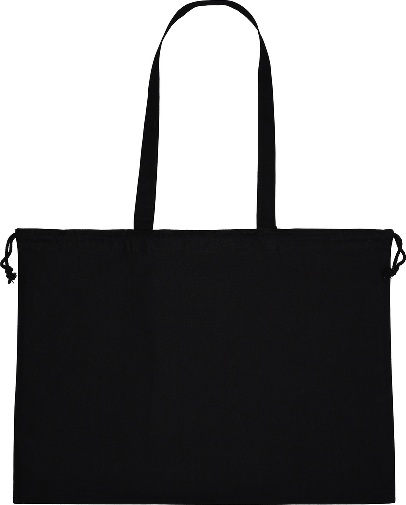 Torba z bawełny organicznej z długimi uszami 180 g/m2 BEDFORD 6221 - Czarna