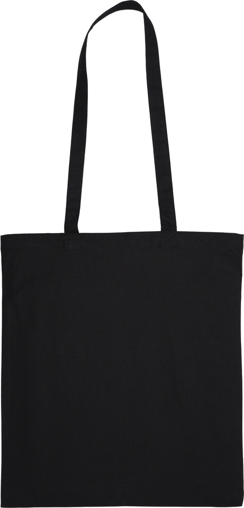 Torba z bawełny organicznej z długimi uszami 180 g/m2 BRANSLEY 3706 - Czarna