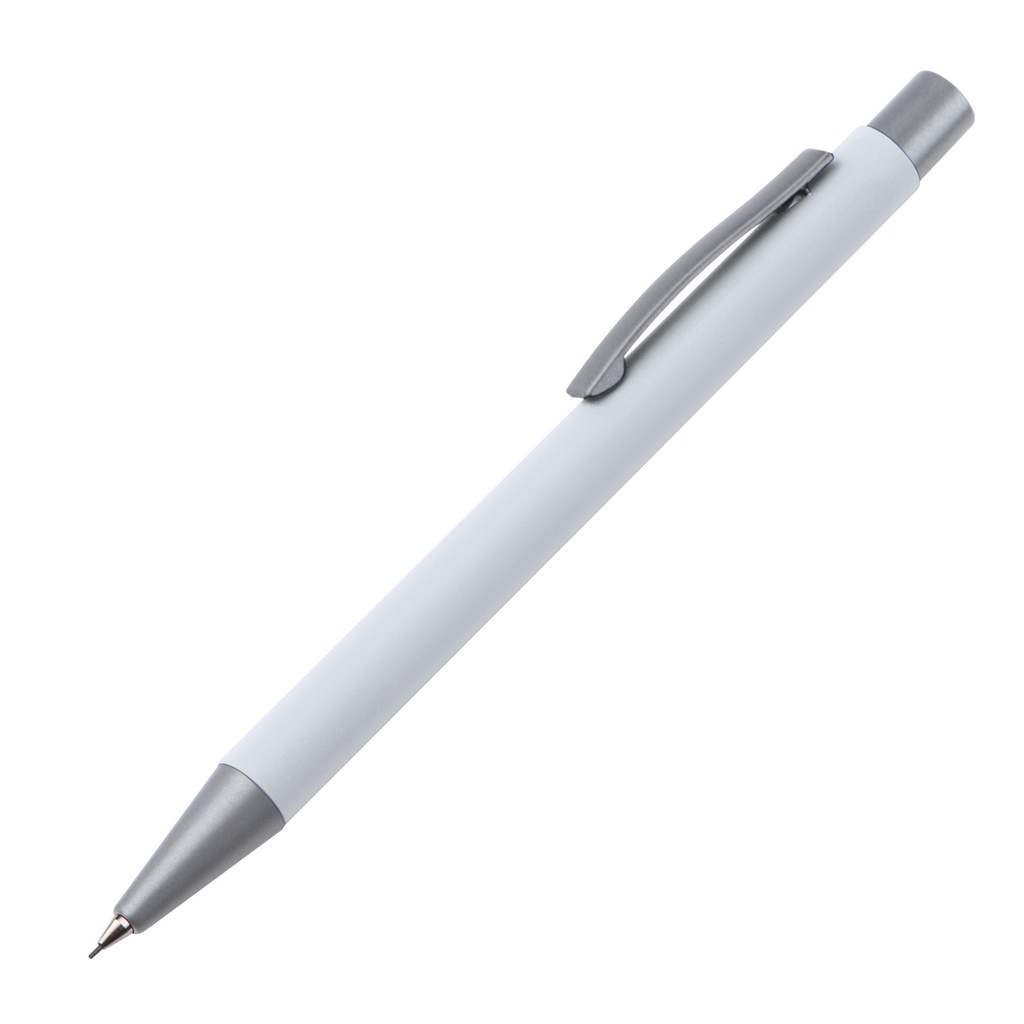 Ołówek automatyczny soft touch ANCONA 3869 - Biały