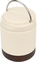 Lunch box termiczny stalowy z recyklingu PORTO CERVO MoLu 400 ml 3983 - Biały