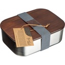Lunch box ze stalowy z recyklingu PUERTO BANUS MoLu 1000 ml 3984 - Szary