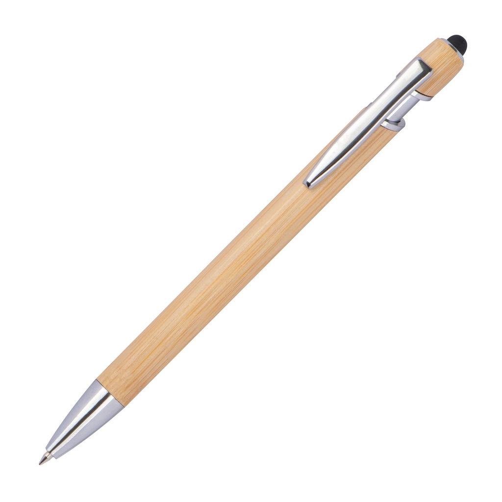 Długopis bambusowy touch pen NAIROBI 4332 - Beżowy