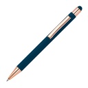 Długopis metalowy touch pen soft touch MIRAMAR 4328 - Granatowy