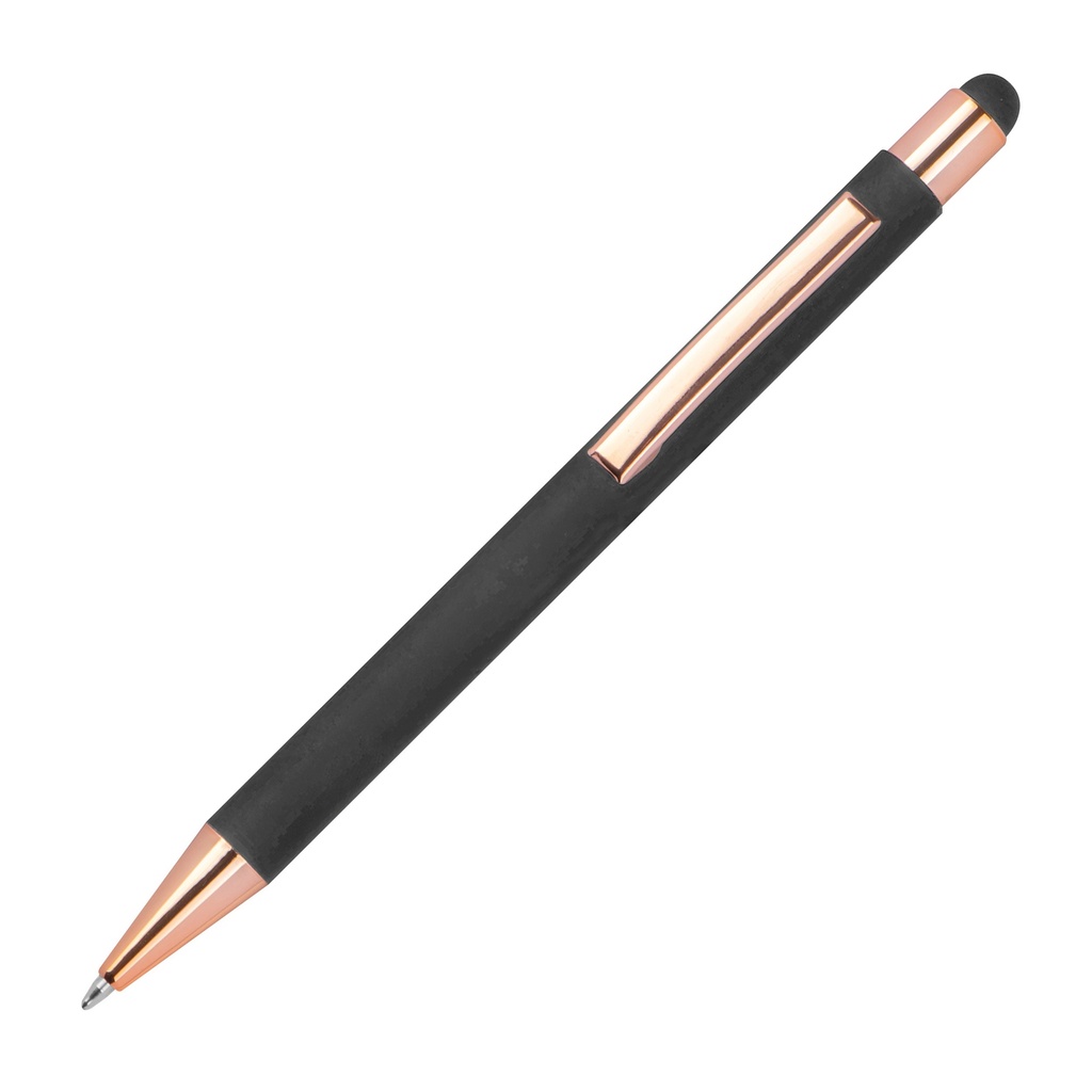 Długopis metalowy touch pen soft touch MIRAMAR 4328 - Ciemnoszary