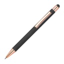 Długopis metalowy touch pen soft touch MIRAMAR 4328 - Ciemnoszary
