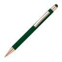 Długopis metalowy touch pen soft touch MIRAMAR 4328 - Ciemnozielony